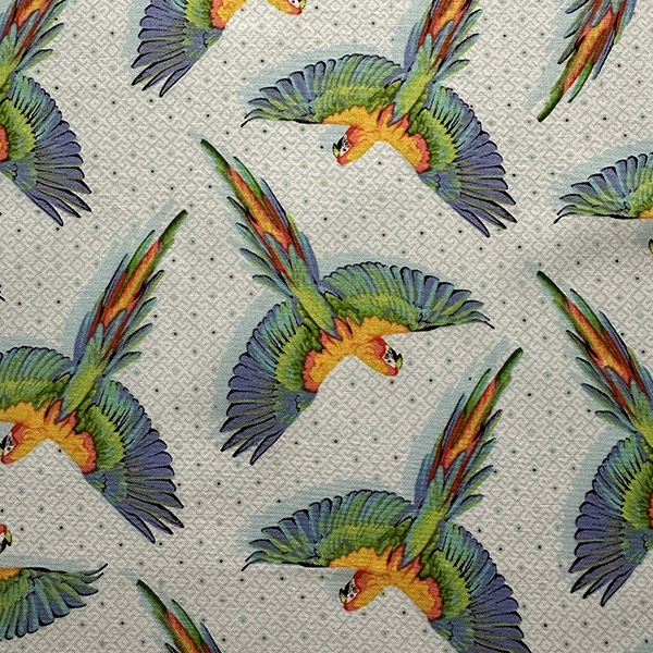 Blue Multi Parrot Print Tula Pink Quilting Print Cotton Fabric