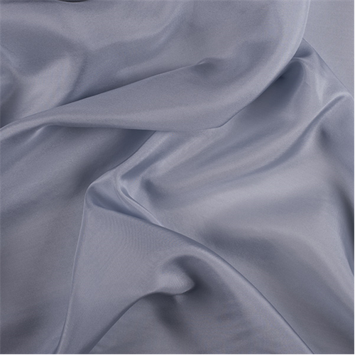 1 1/2 YD PC-Runway Silks Steel Blue Silk Crepe de Chine Fabric - Reorderable