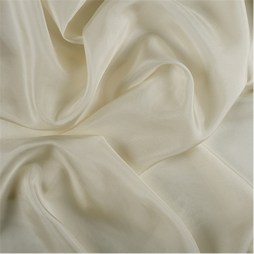 Runway Silks Pale Yellow Silk Crepe de Chine Fabric - Reorderable