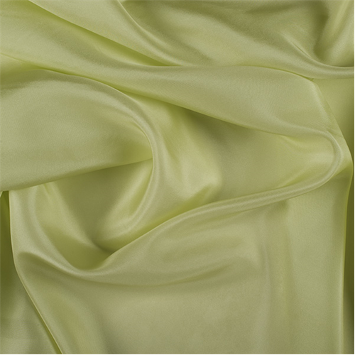 Runway Silks Light Lime Silk Crepe de Chine Fabric - Reorderable