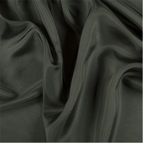 Runway Silks Olive Green Silk Crepe de Chine Fabric - Reorderable
