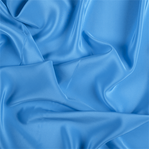 Runway Silks Turquoise Silk Crepe de Chine Fabric - Reorderable
