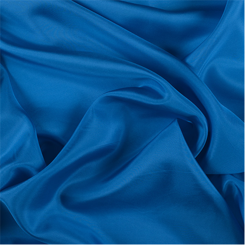 Runway Silks Bright Blue Silk Crepe de Chine Fabric - Reorderable