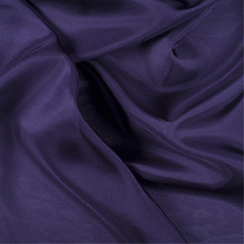 Runway Silks Dark Purple Silk Crepe de Chine Fabric - Reorderable