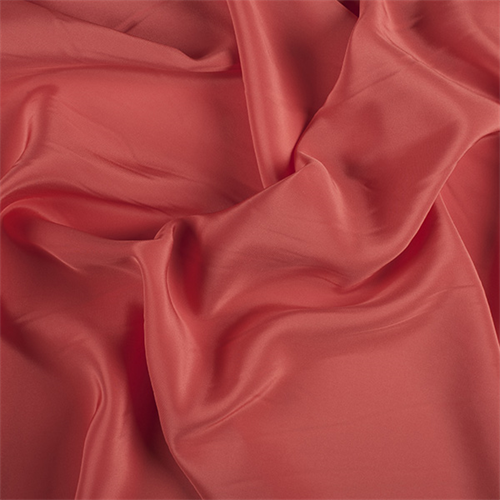 Runway Silks Tangerine Silk Crepe de Chine Fabric - Reorderable