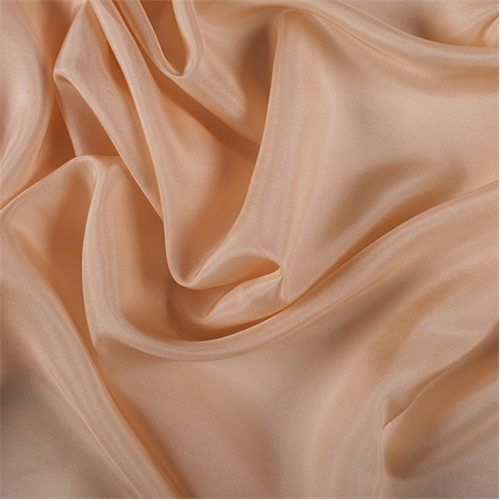 Runway Silks Peach Silk Crepe de Chine Fabric - Reorderable