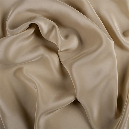 Runway Silks Gold Silk Crepe de Chine Fabric - Reorderable