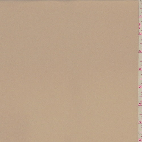 Dark Nude Stretch Crepe de Chine Fabric