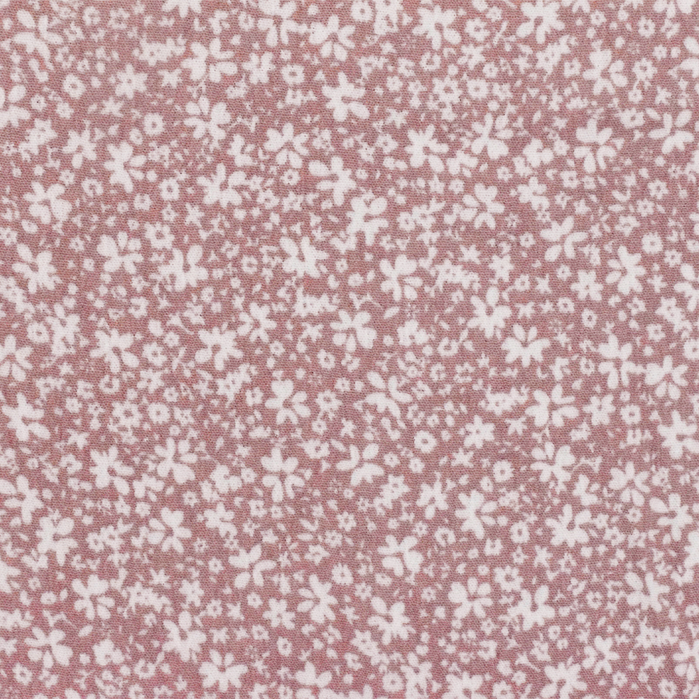 Masala Pink-Off-White Floral Printed Rayon Crepon Woven Fabric