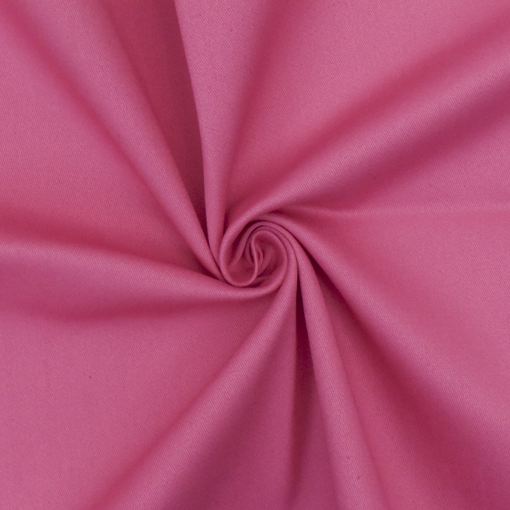 Doll Pink Solid Stretch Cotton Chino Twill Woven Fabric