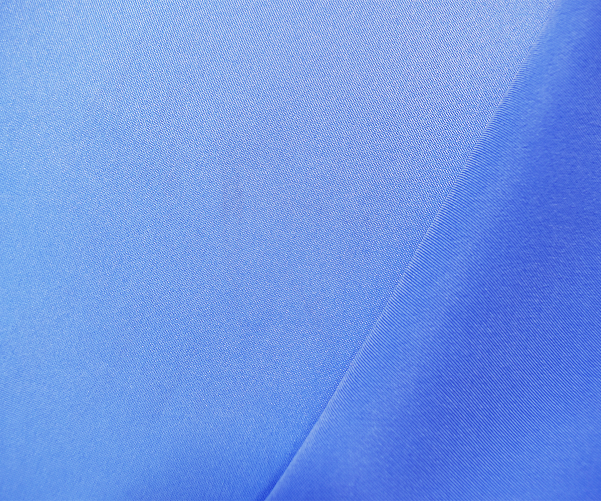 Light Blue Poly Stretch Spandex Lamour Solid Satin Woven Fabric