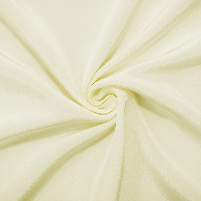 Cream Ivory Famous Designer Silk Crepe De Chine