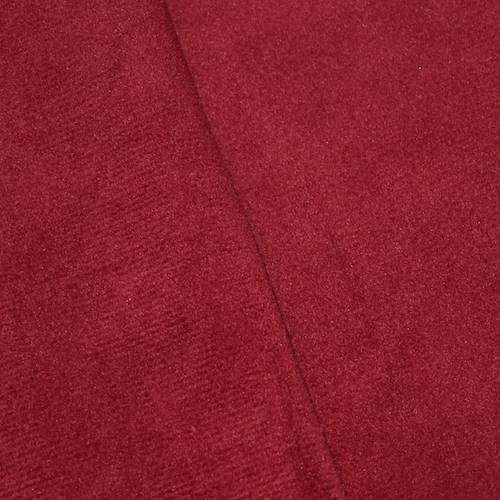 8 1/8 YD PC - Rose Red Velvet Knit Home Decorating Fabric